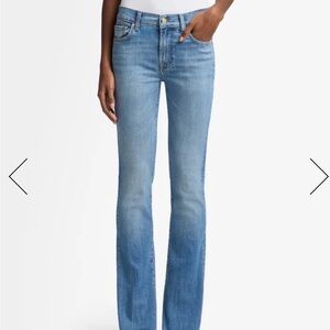 7 For All Mankind Light Blue Boot Cut Jeans
